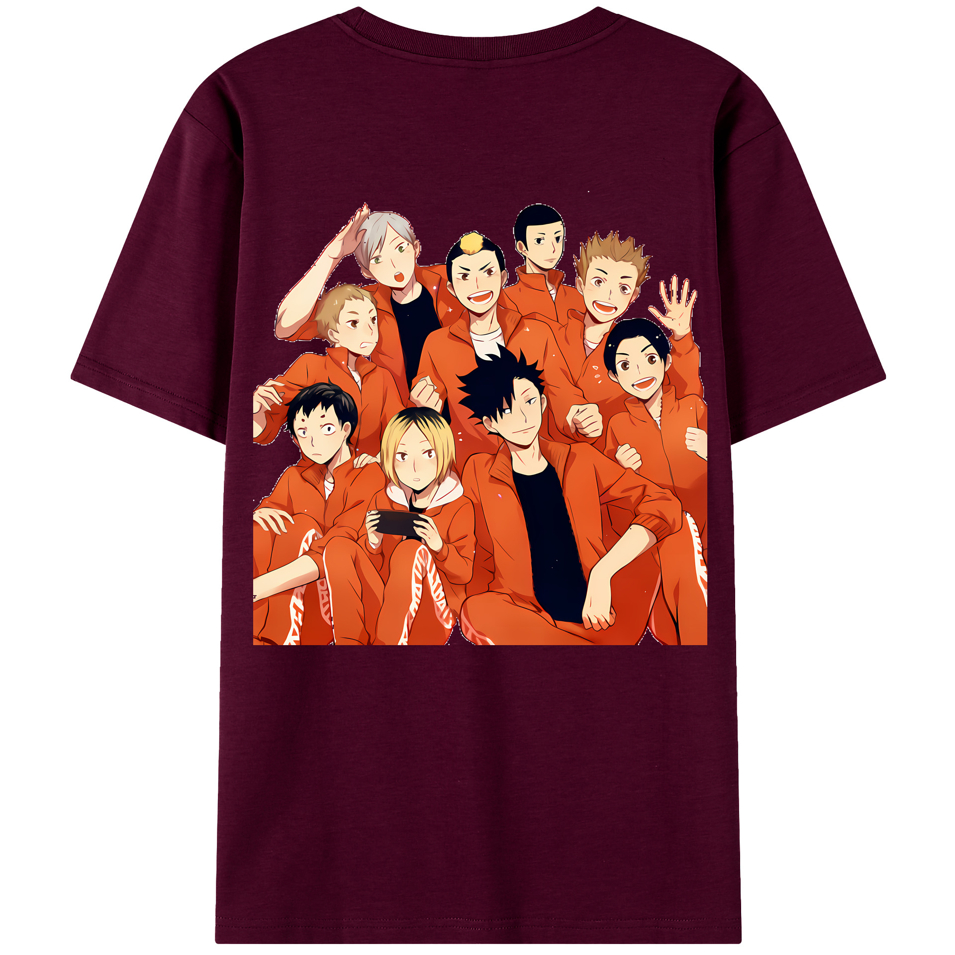 （画像用） ハイキュー!! Haikyu!! レディース半袖Tシャツ(バックプリント)